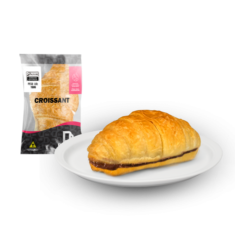 Croissant com avelã